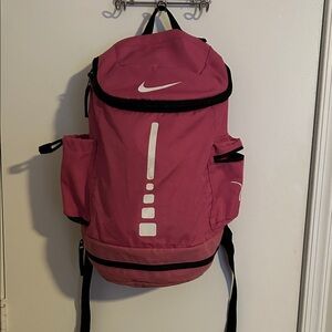 Nike Men's Backpack in Pink and Black